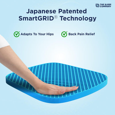 Slince Pro Seat Cushion for Chair | Car Seat Driving Cushion to Reduce Back Pain | 600+ Cooling Air Channels |