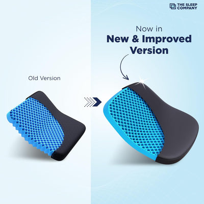 Slince Pro Seat Cushion for Chair | Car Seat Driving Cushion to Reduce Back Pain | 600+ Cooling Air Channels |